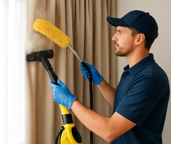 Trusted drapes cleaning technician Matty Curtain Cleaning north-tamborine QLD