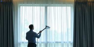 Commercial drapes cleaning service north-tamborine hotels offices