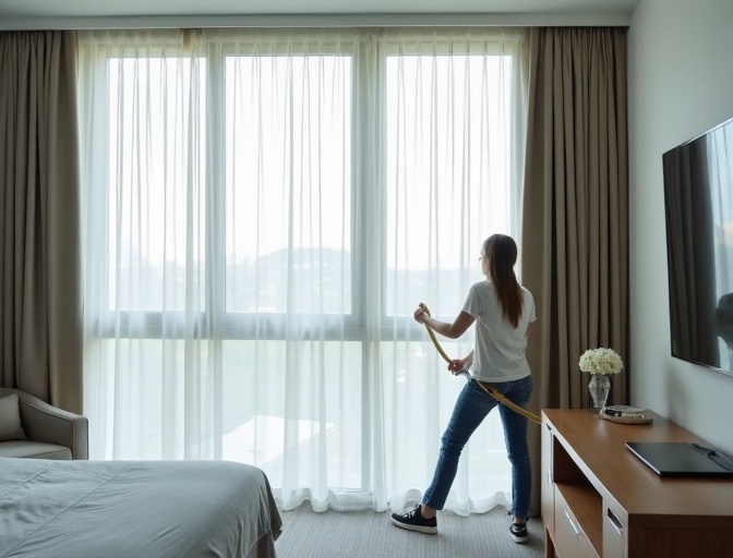 North Tamborine Sheer Curtain Cleaning